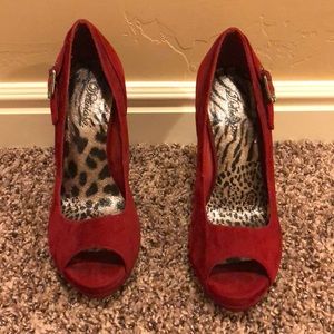 Delicioso felt style heels